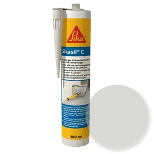 Bausilikon Sanitärsilikon Sika Sikasil C Transparent Kartusche 300 ml - Bild 1 von 1