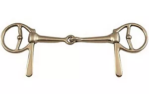Coronet Lancaster Road Stainless Steel Horse Snaffle Bit Half Cheek , 5-Inch - Picture 1 of 1