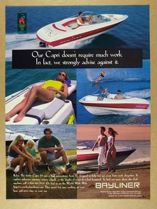 1996 Bayliner 2050 Capri SS Boat vintage print Ad - Picture 1 of 1