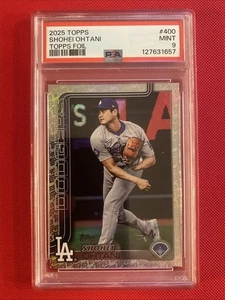 2025 Topps Series 2 Shohei Ohtani #400 Topps Foil Pattern PSA9 Mint 💎 - Bild 1 von 2