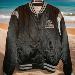 LOS ANGELES RAIDERS VINTAGE 1980S BY SWINGSTER MENS LARGE NYLON JACKET - Picture 1 of 5