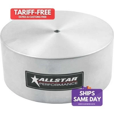 Allstar ALL26044, One Natural Aluminum Alum Carb Hat Deluxe Performance Parts - Image 1 of 4