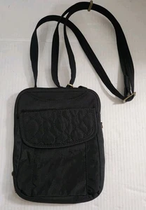 Travelon Quilted Crossbody Anti-Theft Slim Black RFID Protection - 7x9x1 Light  - Picture 1 of 6