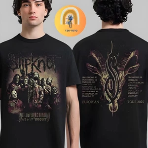 Camiseta unisex de dos caras Slipknot 2025 European Tour - Imagen 1 de 4