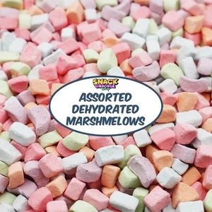 Dehydrated Assorted Marshmallows – Bulk Bag of Colorful Cereal Style Mini... - Picture 1 of 8