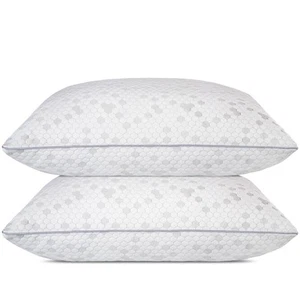 Shredded Memory Foam Pillows, Medium Firm Standard Size Pillows 2 Pack,Couple... - Picture 1 of 7
