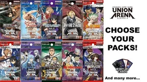 Bandai Union Arena Sealed Booster Pack , Pick Your Set [Japanese] 8 cards - Picture 1 of 12