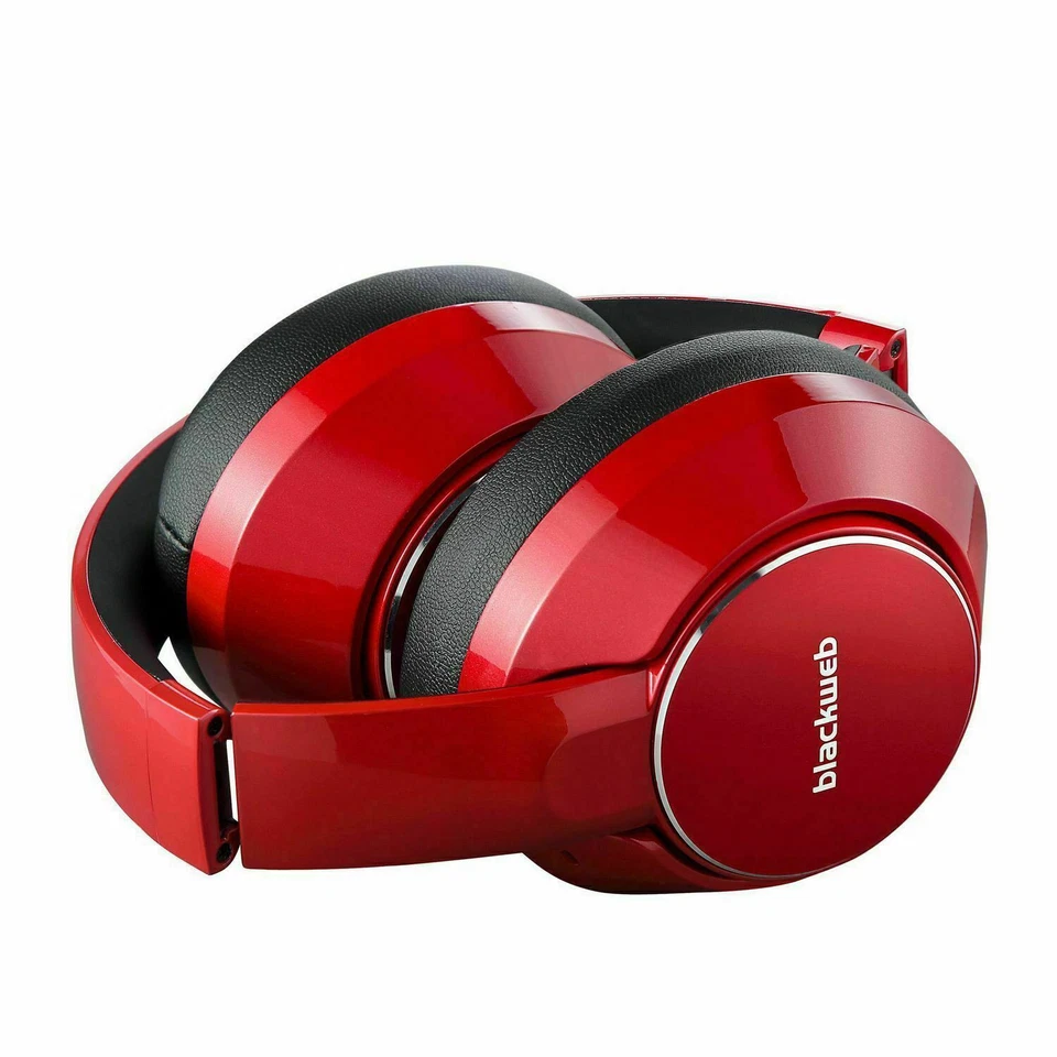 Blackweb Wireless Over-Ear Headphones Bluetooth Foldable Hands-free Calling - Image 1 of 3