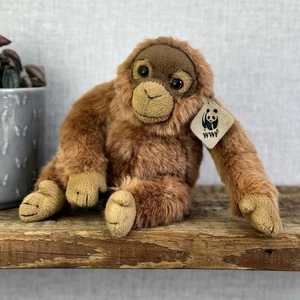 Peluche WWF Anna Club - Orangután Especie en Peligro de Extinción Mono Juguete Suave Mediano 10" - Imagen 1 de 11