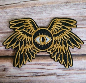 Anatomisch korrekter christlicher Engel Gott katholisch bestickt Bügelbild Patch - Bild 1 von 2