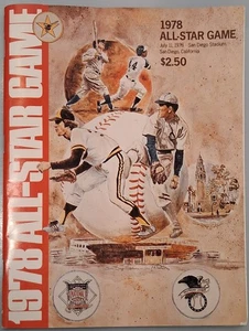 1978 MLB ALL STAR GAME PROGRAM, SAN DIEGO STADIUM, UNSCORED Padres Magazine - Picture 1 of 3
