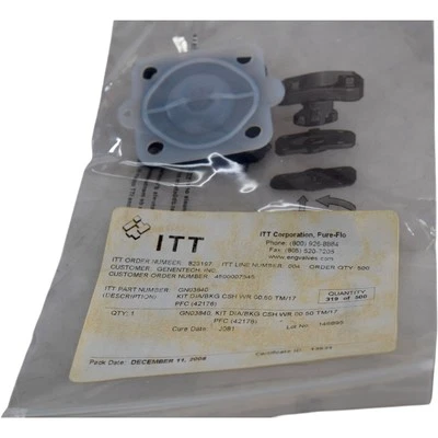 NUEVO ITT GN03840 Kit de válvula de diafragma  Foto 1 de 4