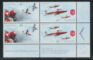 2006 Canada SC# 2159a LR - Canadian Forces Snowbirds - Plate Block M-NH # 3564d - Picture 1 of 1