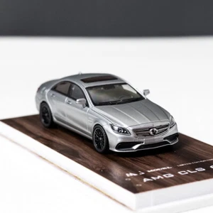 MJ 1/64 Scale Mercedes-Benz CLS 63 AMG Silver Diecast Car Model Toy Gift - Picture 1 of 6