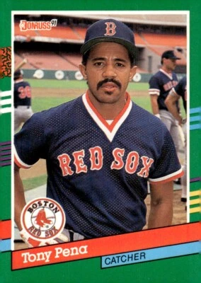 1991 Donruss #456 Tony Pena - Boston Red Sox - Image 1 of 2