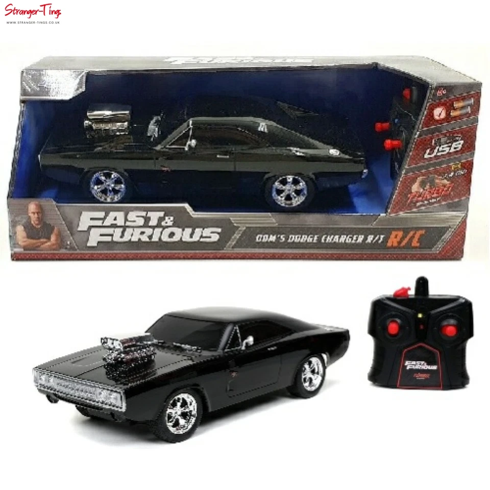 JADA 97584 1/16 1970 DOMS DODGE CHARGER FAST AND FURIOUS RADIO CONTROL - Image 1 of 1