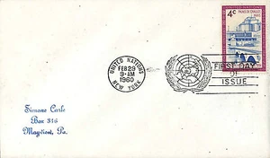 PHILATELIE CARTE PREMIER JOUR FIRST DAY OF ISSUE USA 1960 - Imagen 1 de 1