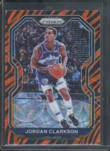 2020-21 Panini Prizm Choice JORDAN CLARKSON #135 Tiger Stripe Scope SSP Jazz - Picture 1 of 2