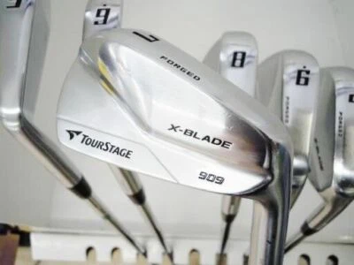 BRIDGESTONE TOUR STAGE X-BLADE 909 2013 6PC DG S-FLEX IRONS SET GOLF  CLUBS - Image 1 of 4