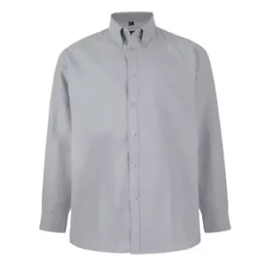 Kam Misto Cotone Oxford Weave Manica Lunga Camicie (KBS664A) 2XL A 8XL,5 Colori - Foto 1 di 5