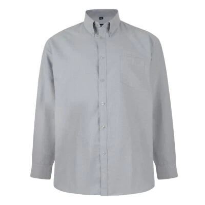 Kam Misto Cotone Oxford Weave Manica Lunga Camicie (KBS664A) 2XL A 8XL,5 Colori - Immagine 1 di 4