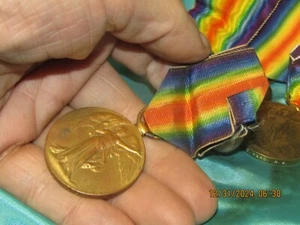WWI ROYAL FUSILIERS MARKED! VICTORY MEDAL!! - Picture 1 of 6