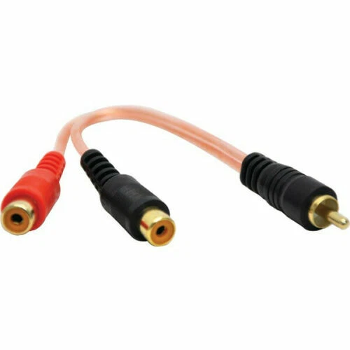 Db Link XLY2FZ X-Series RCA Y-Adapter  1 Male to 2 Female NEW - Image 1 of 1