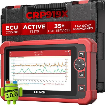 2025 LAUNCH X431 CRP919X PRO Professional Car OBD2 Diagnostic Tool ALL SYSTEM ECU Coding - Image 1 of 4