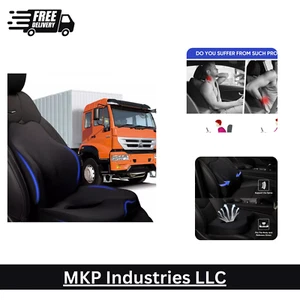 Truck Seat Cushion 2PC Memory Foam with Back Support for Driver - Extra LargeHIS - Picture 1 of 8