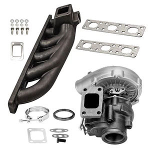 Kit Turbo Racing per BMW E36 E34 E39 M50 M52 Motore T3 Flangia con Wastegate NEW - Foto 1 di 12