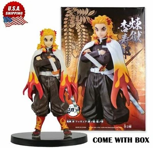 Demon Slayer Kimetsu no Yaiba Flame Hashira Kyojuro Rengoku 7" Actionfigur Spielzeug - Bild 1 von 8