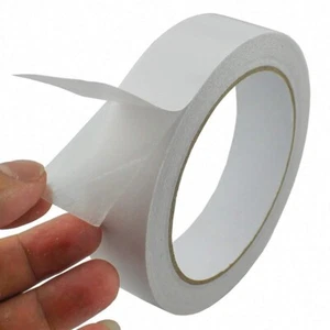 STRONG DOUBLE SIDED STICKY TAPE ROLL FOAM ADHESIVE CRAFT DIY PADDED MOUNTING UK - Picture 1 of 4
