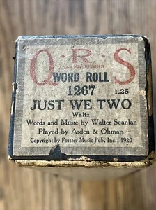 QRS Player Piano Word Roll 1267 Just We Two Waltz - Bild 1 von 5