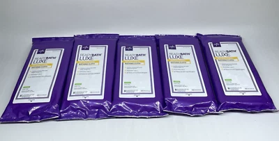 MEDLINE READYBATH LUXE Bathing Cloth ANTIBACTERIAL Scented 5 PACKS of 8 - Image 1 of 4