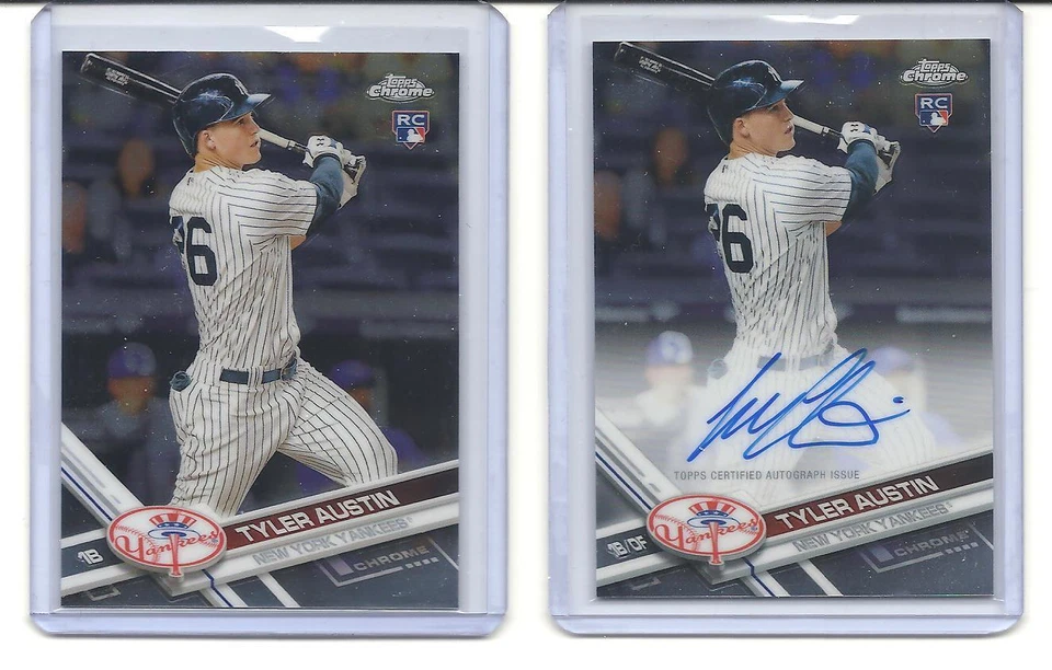 Topps Chrome 2017. TYLER AUSTIN. AUTÓGRAFO DE NOVATO "REAL ONE". #RA-TA. + #78. Foto 1 de 1