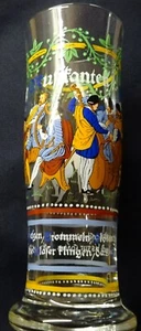 Zunftglas Traditionsglas Hannen Brauerei "Die Musikanten", Rarität Hannen Alt - Bild 1 von 2