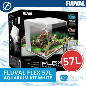 Fluval Flex Aquarium Kit 57L White (15008) (15008) - Picture 1 of 4