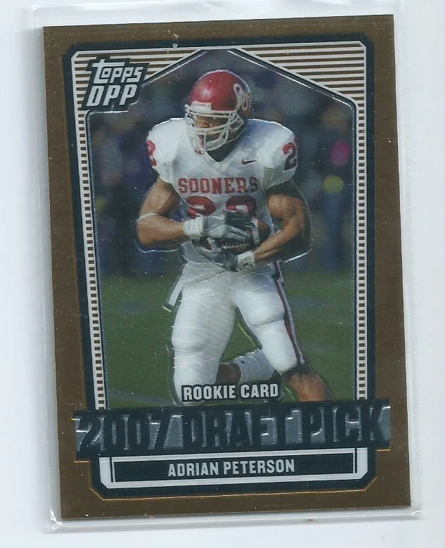 Adrian Peterson 2007 Topps DDP COPPER BRONZE Chrome Rookie Card #135 - Image 1 of 1