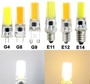 G4/GY6.35/G8/G9//E10/E11/E12/E14 COB 2508 LED Light Bulb T5 Silicone Lamp #1 - Picture 1 of 15