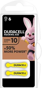 Pilas para audífonos Duracell tipo 10 I 13 I 312 I 675 en blister de 6  - Imagen 1 de 3