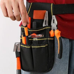 Waist Tool Bag Tool Belt Gift Portable Storage Tool Organizer for Builders UK - Picture 1 of 7