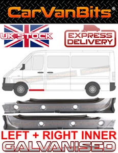 FOR MERCEDES SPRINTER VW LT 95-06 UNDER FRONT DOOR INNER SILL REPAIR PANEL PAIR - Picture 1 of 11