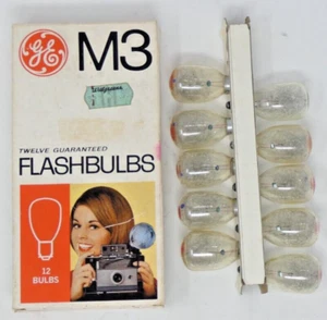 9 General Electric GE M3 Blitzlampen 1 Sylvania - Bild 1 von 12