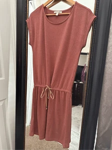 Espirit Vintage Kleid Metallic Tunnelzug Größe XS - Bild 1 von 4