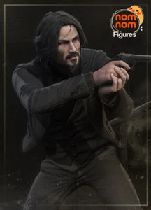 John Wick 3D Printed Figure, Unpainted Keanu Reeves Assassin Model Kit - Imagen 1 de 6