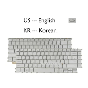 Teclado coreano para computadora portátil de EE. UU. para Samsung BA59-04178C BA5904178C BA59-04178B retroiluminado - Imagen 1 de 6