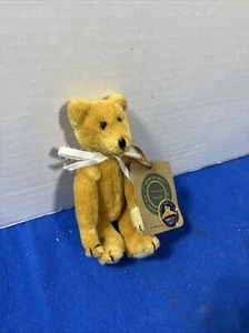 Boyd's Bear 1990 5 1/2 Zoll Mini Plüsch 100 % Wolle mit Etikett - Bild 1 von 5