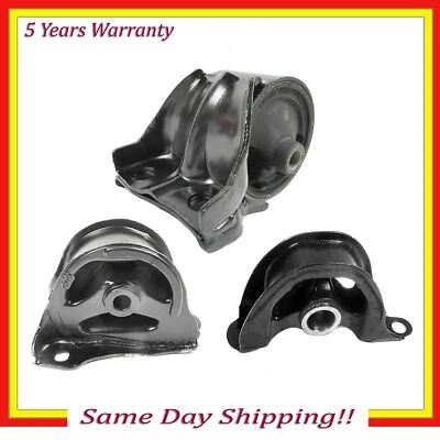 Engine Motor Mount For 1993 Honda Civic del Sol 1.5L FWD 6534 6520 6506 3PCS - Image 1 of 4