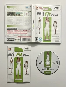 Wii Fit Plus - Nintendo Wii - CIB Complete Fitness Lifestyle Video Game - Picture 1 of 1