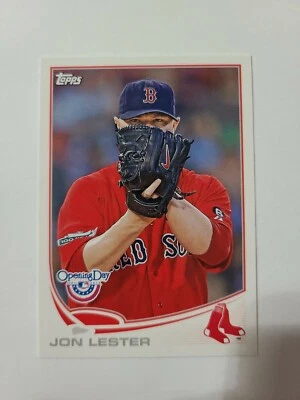 2013 Topps Baseball Card Opening Day Regular Jon Lester 42 - Image 1 of 2